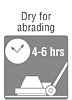 dry for abrading after 4 6 hrs