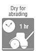 dry for abrading machina after 1 hr