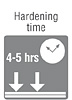 hardening time 4 5 hrs