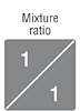 mixture ratio 1 1