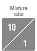 mixture ratio 10 1