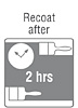 recoat after 2 hrs