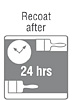 recoat after 24 hrs