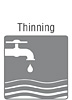 thinning water